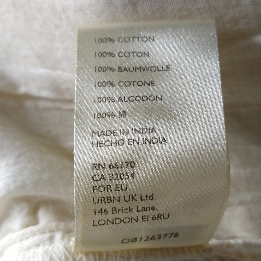 Free People Roll With It Cotton Harem Sun Bleached Combo Slouchy Pants - Picture 9 of 9